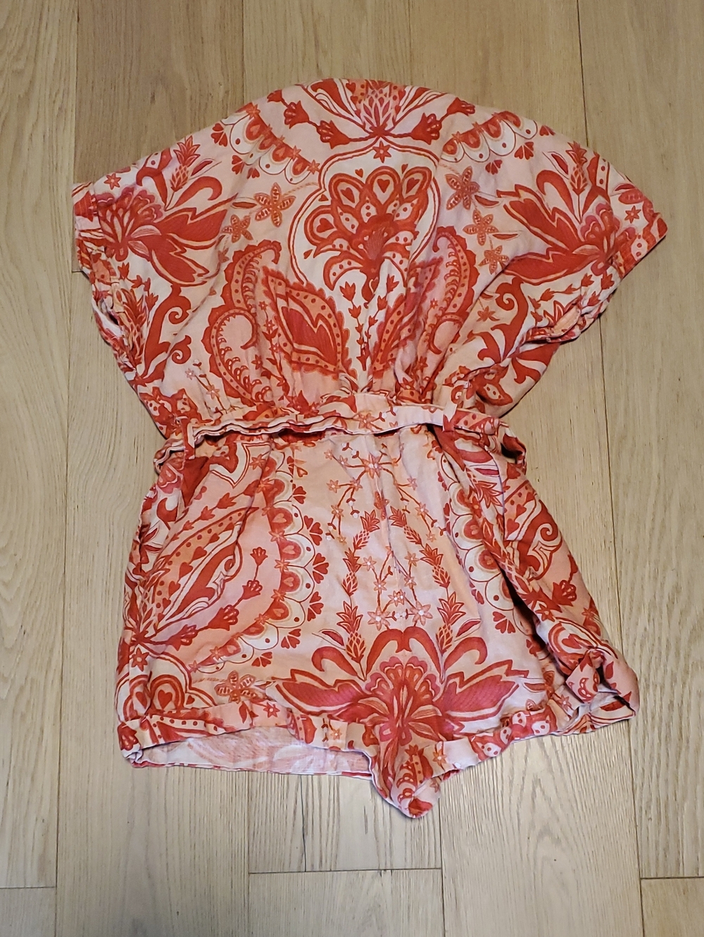 Farm Rio Jaipur Linen Romper Size XL - Picture 5 of 5